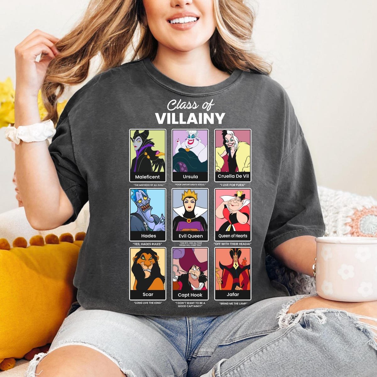 Villains Shirt Disney Maleficent Ursula Evil Queen Tee