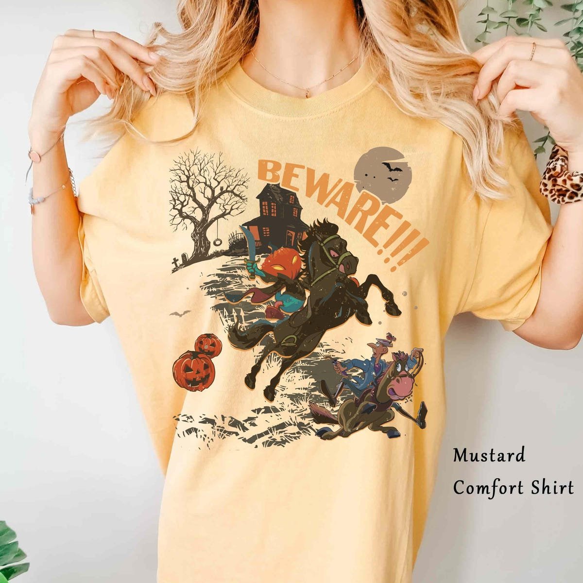 Vintage Donald Duck Halloween Shirt Disney Sleepy Hollow Tee