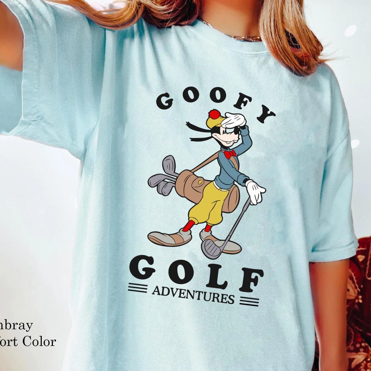 Vintage Goofy Golf T-shirt for Disney Fans and Golf Lovers