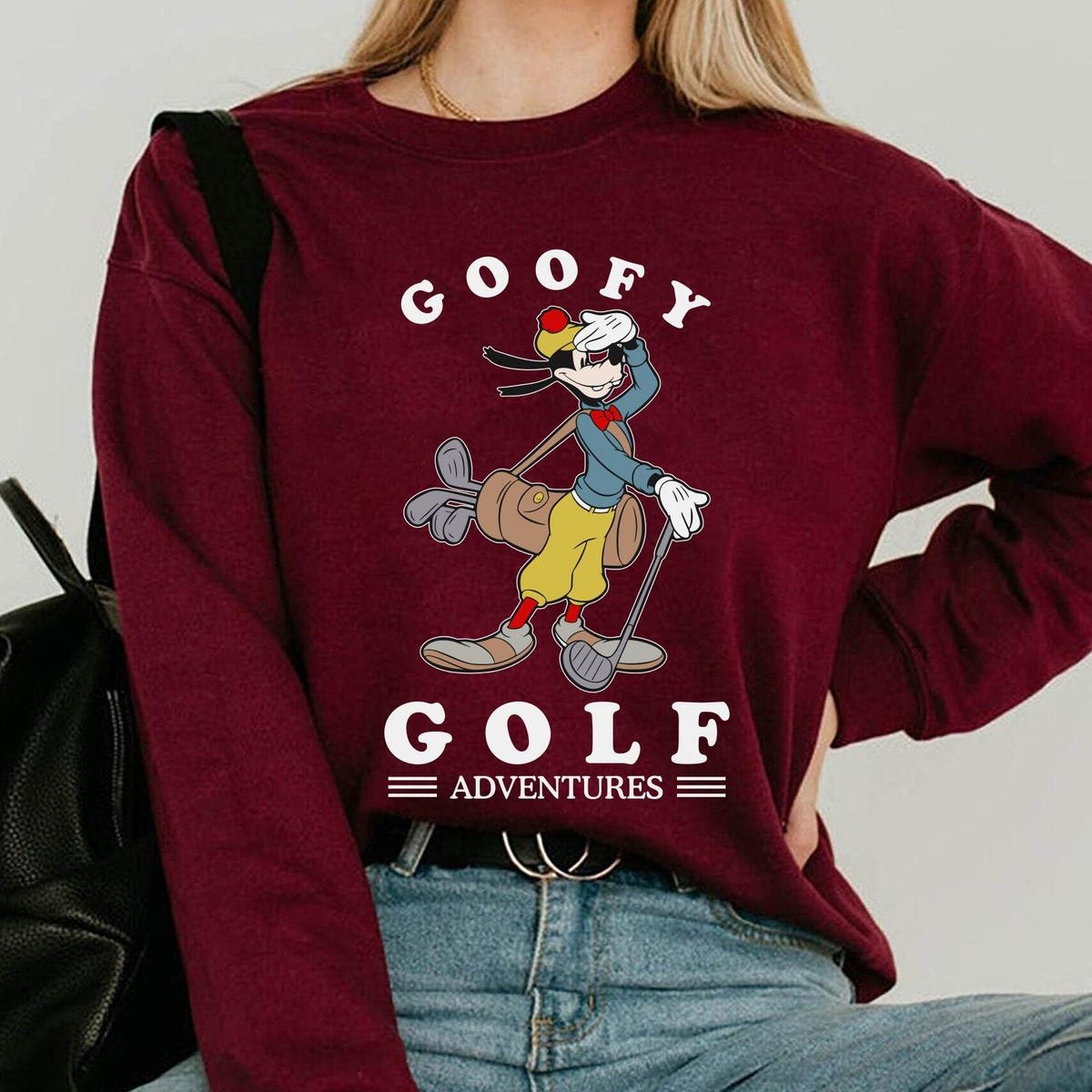 Vintage Goofy Golf T-shirt for Disney Fans and Golf Lovers