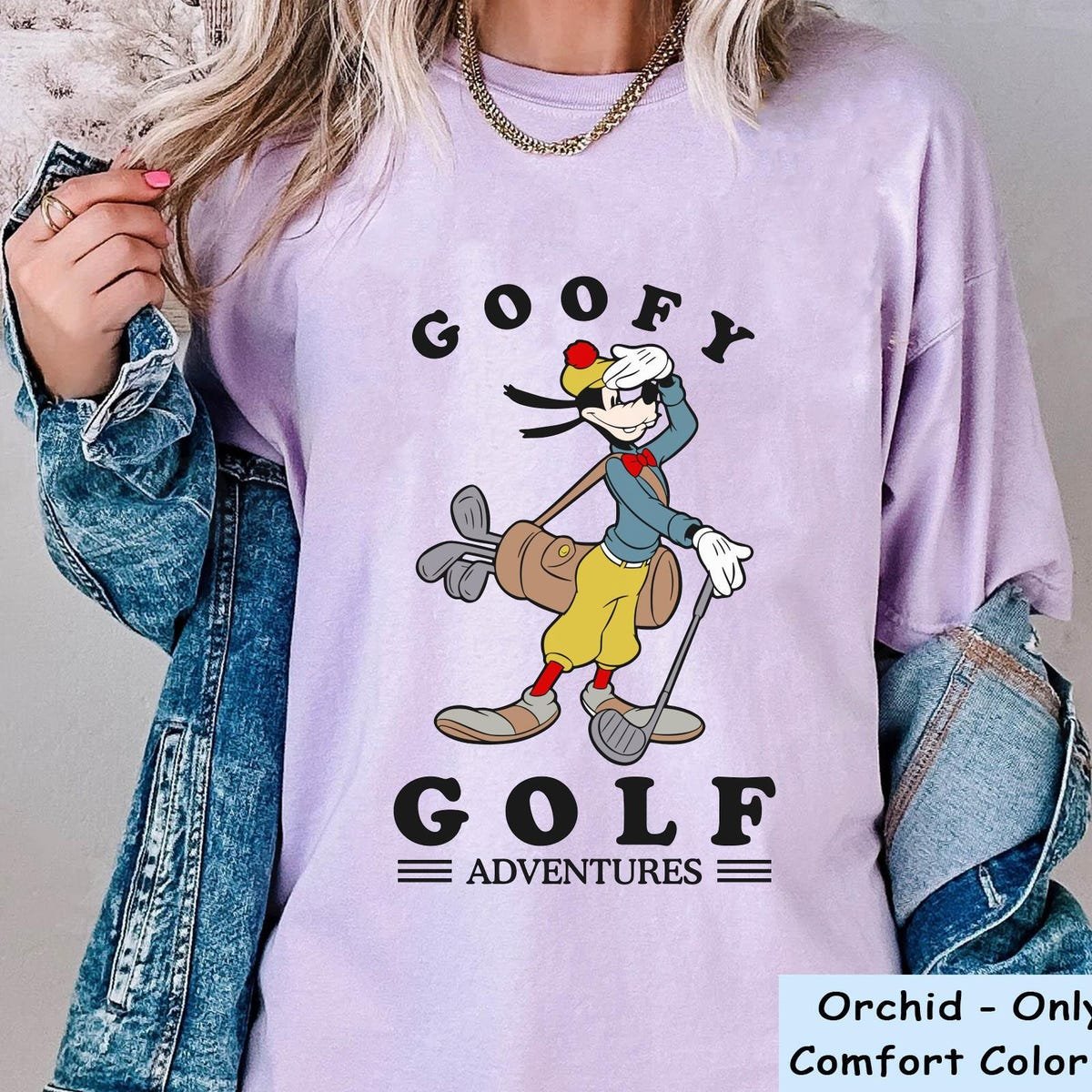 Vintage Goofy Golf T-shirt for Disney Fans and Golf Lovers