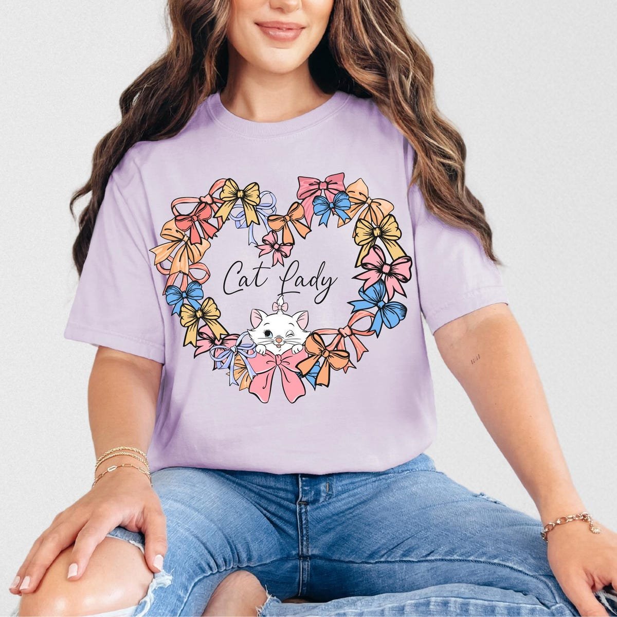 Vintage Marie Cat Shirt Disney Aristocats Tee Cute Birthday Gift