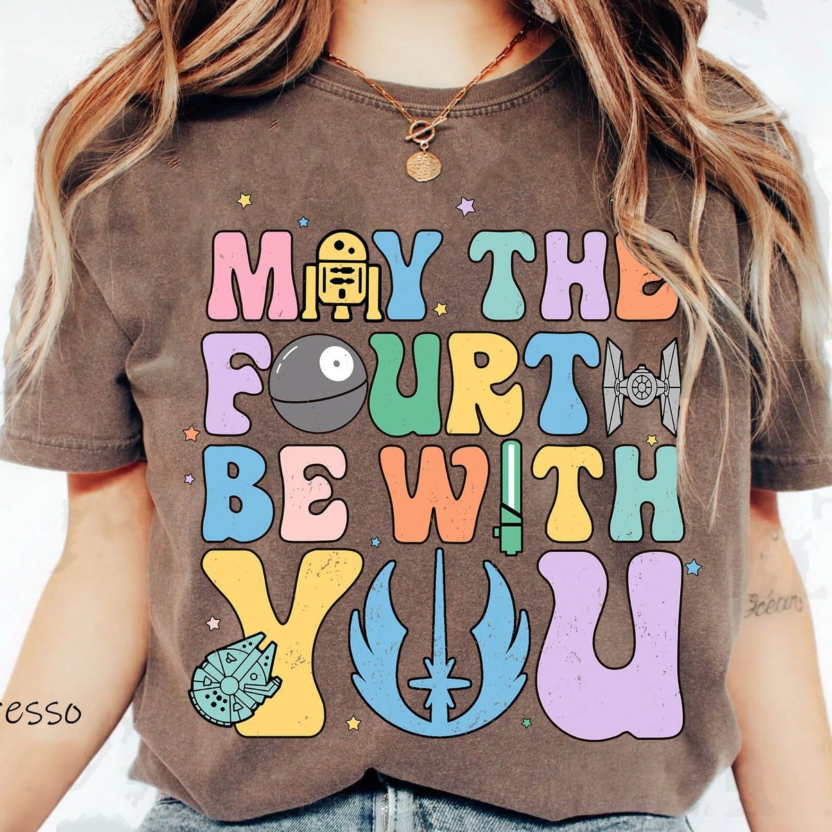 Vintage Star Wars Shirt May the Fourth Be With You Disney T-Shirt 2024