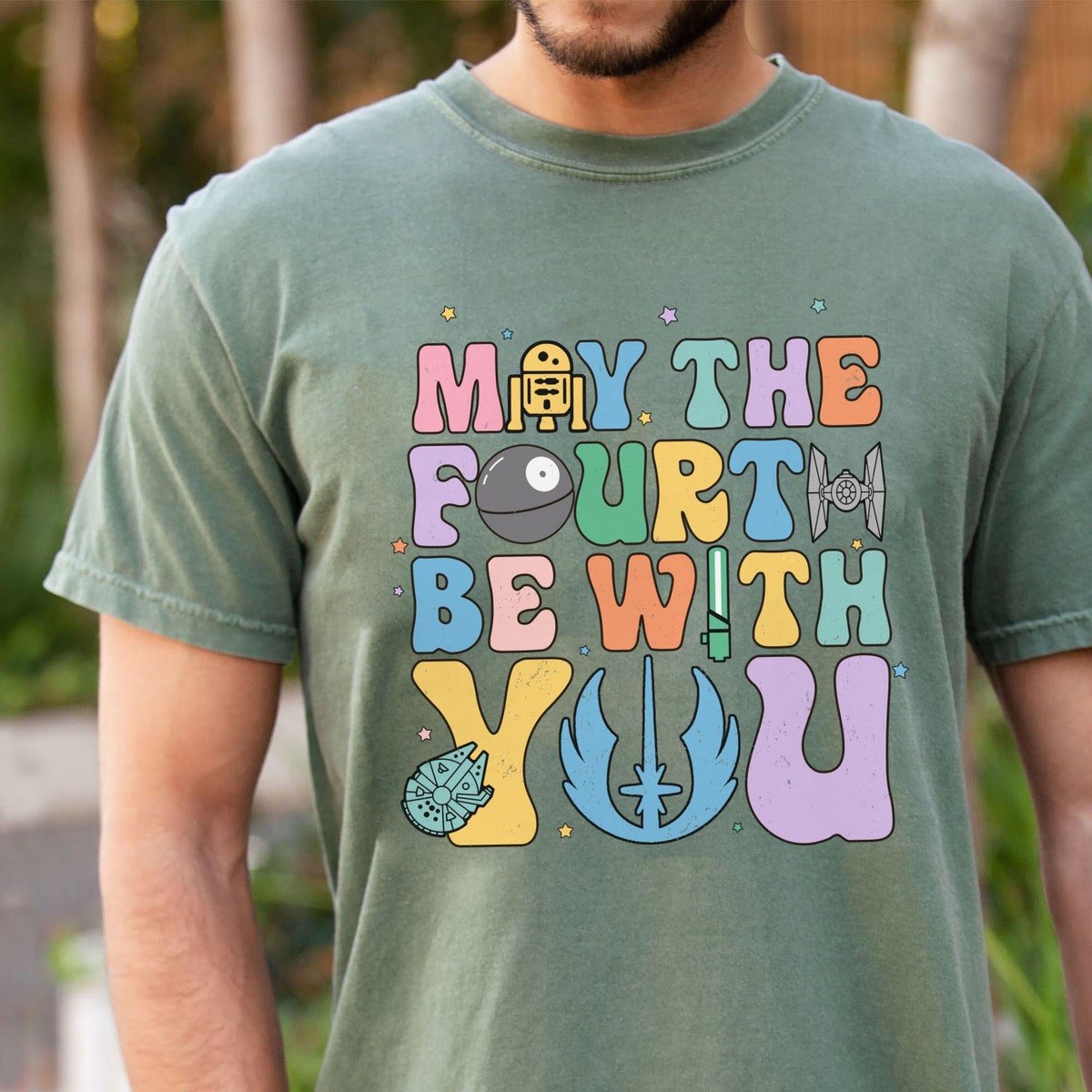 Vintage Star Wars Shirt May the Fourth Be With You Disney T-Shirt 2024
