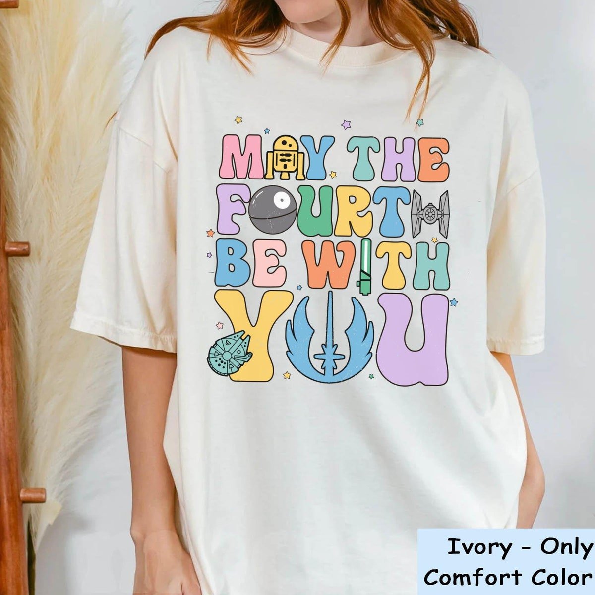 Vintage Star Wars Shirt May the Fourth Be With You Disney T-Shirt 2024