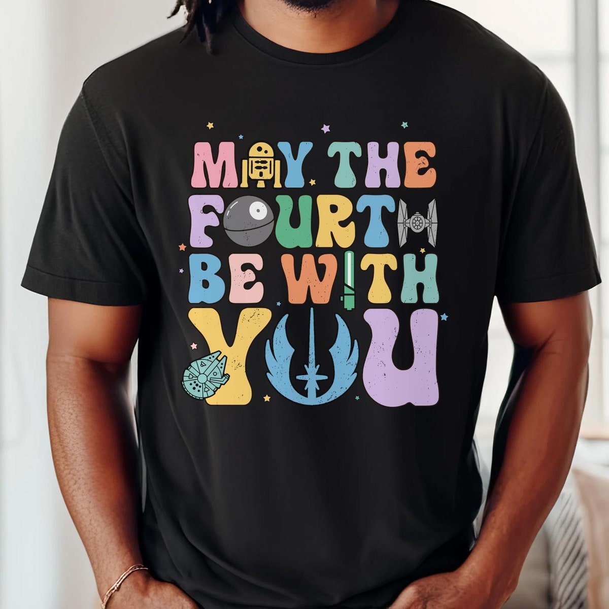 Vintage Star Wars Shirt May the Fourth Be With You Disney T-Shirt 2024