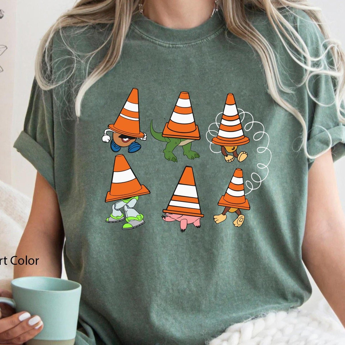 Vintage Toy Story Shirt Mr Potato Rex Buzz Lightyear Disney Family Trip