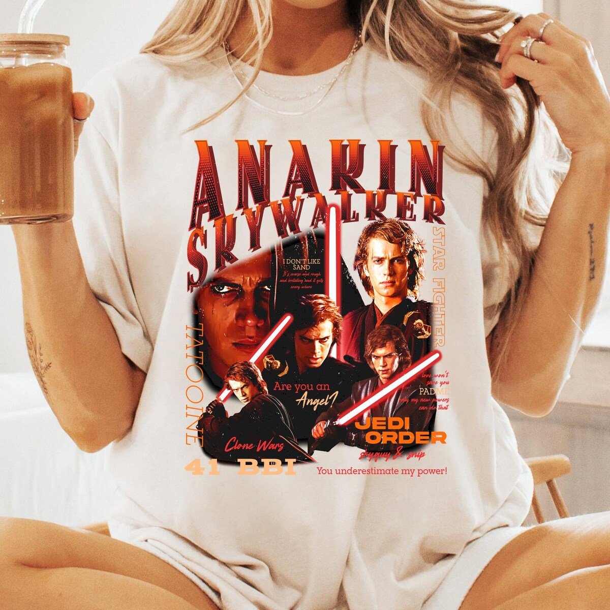 Anakin Skywalker T-shirt Star Wars Darth Vader Revenge Shirt