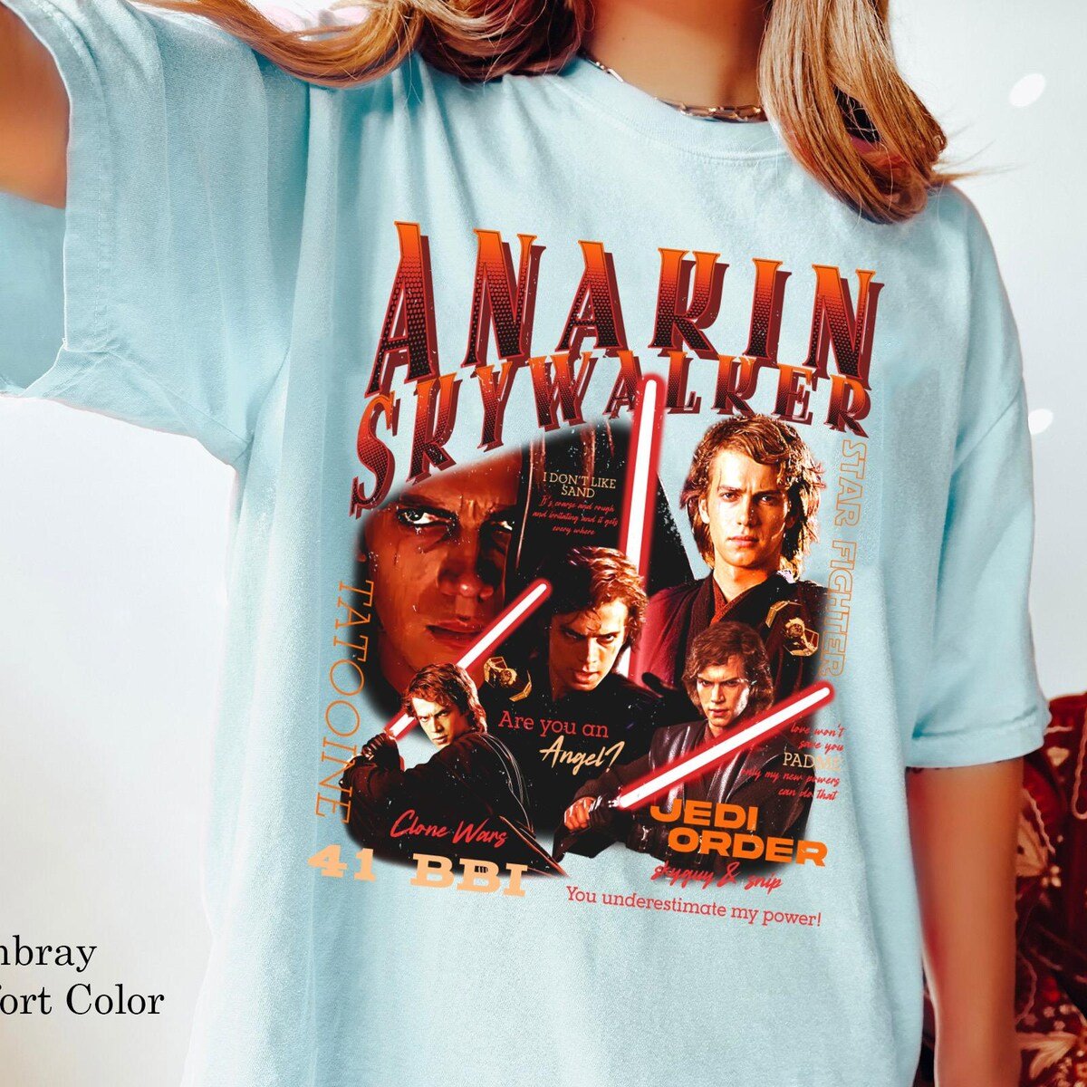 Anakin Skywalker T-shirt Star Wars Darth Vader Revenge Shirt