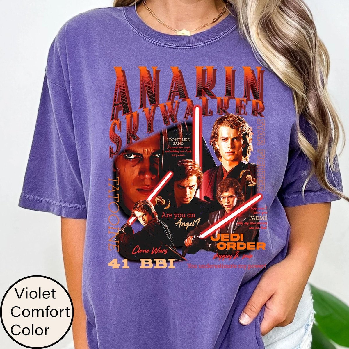 Anakin Skywalker T-shirt Star Wars Darth Vader Revenge Shirt