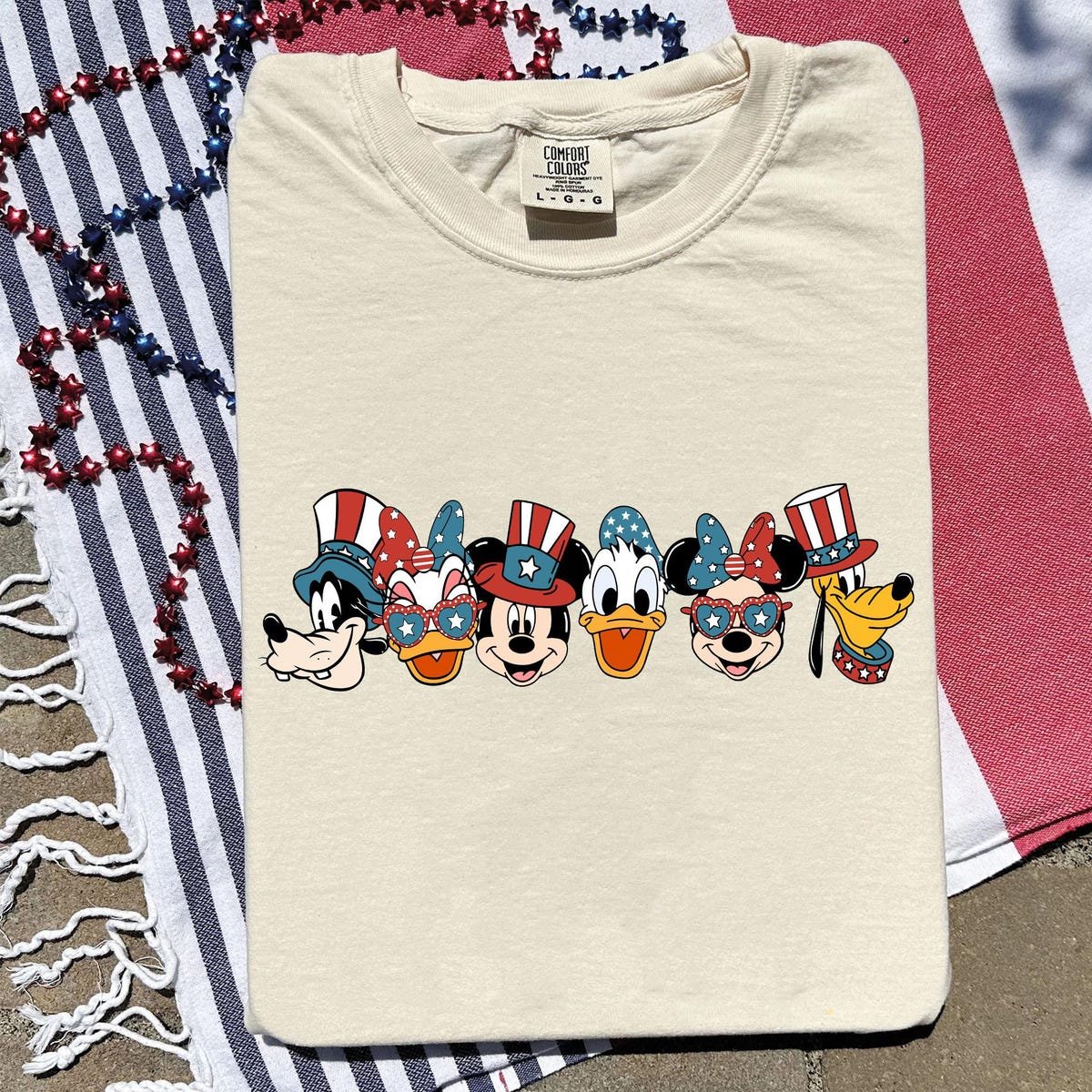 Disney 4th of July Mickey T-shirt Patriotic Family Matching Tee