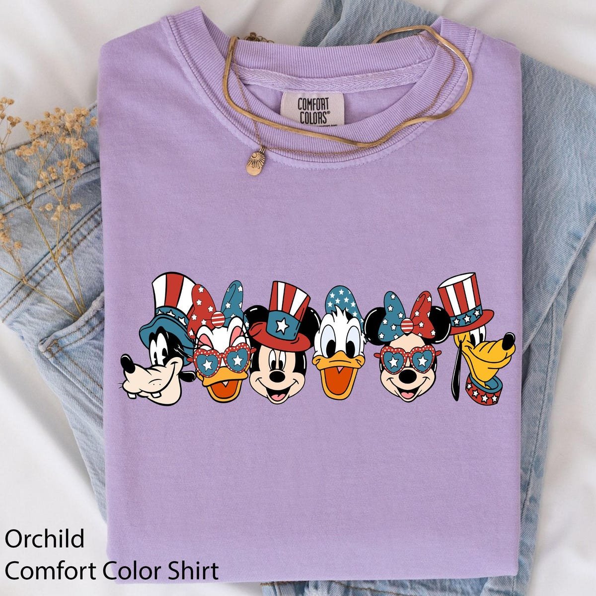 Disney 4th of July Mickey T-shirt Patriotic Family Matching Tee