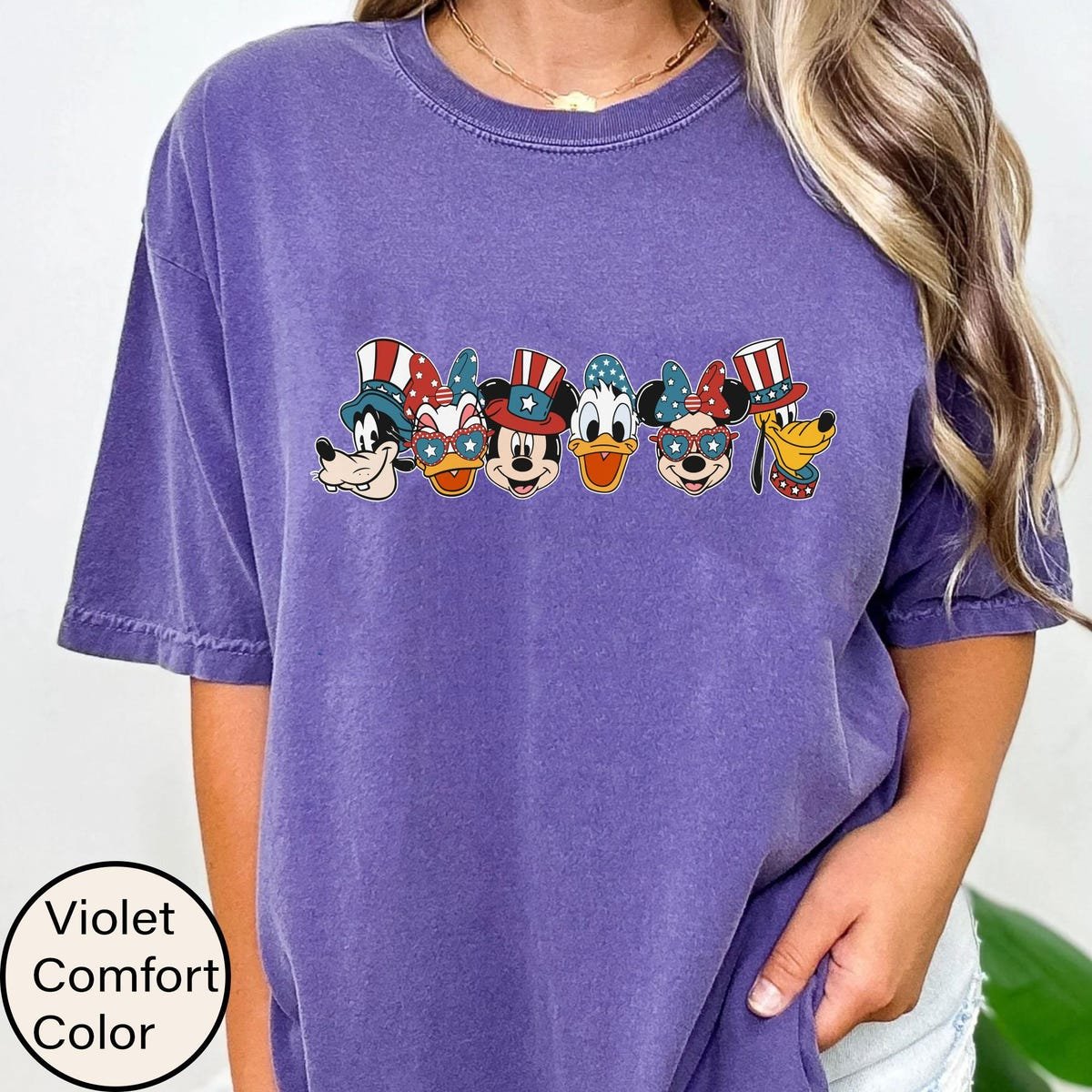 Disney 4th of July Mickey T-shirt Patriotic Family Matching Tee