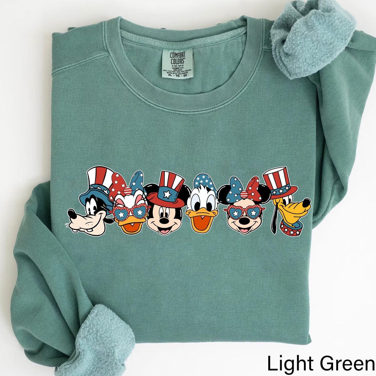 Disney 4th of July Mickey T-shirt Patriotic Family Matching Tee