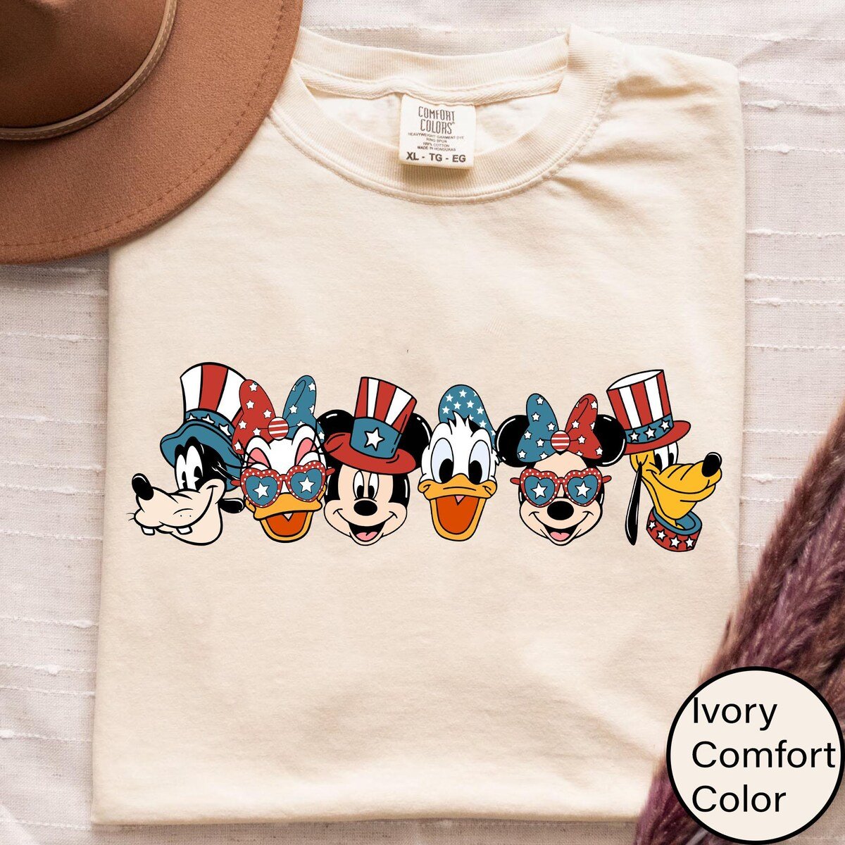 Disney 4th of July Mickey T-shirt Patriotic Family Matching Tee