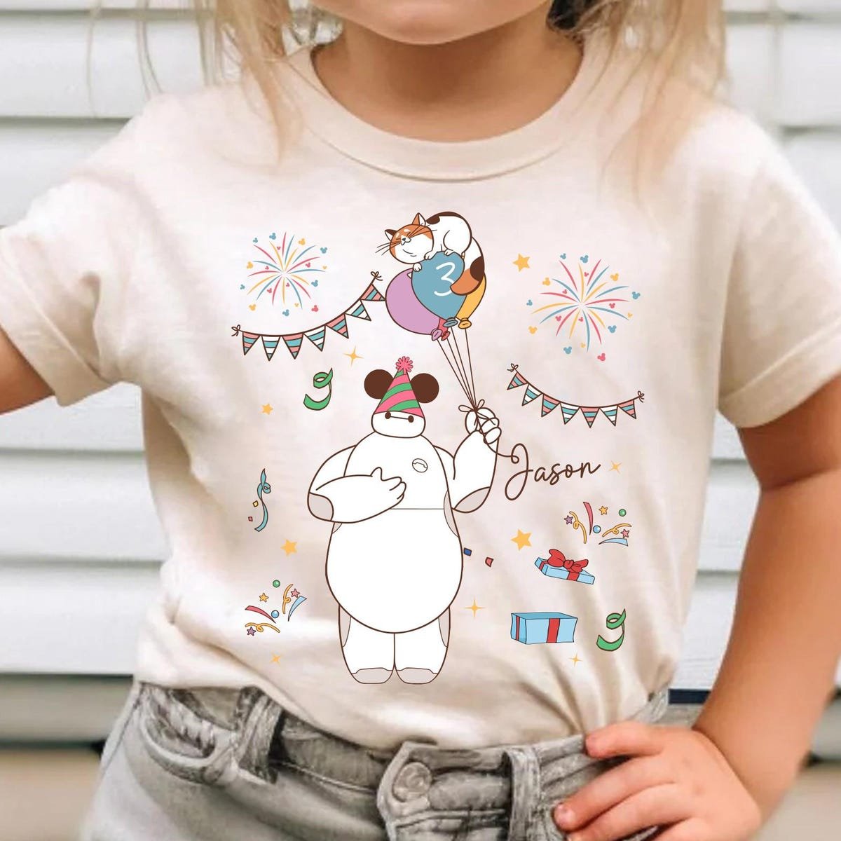 Disney Baymax Shirt Big Hero 6 Personalized Birthday Tee