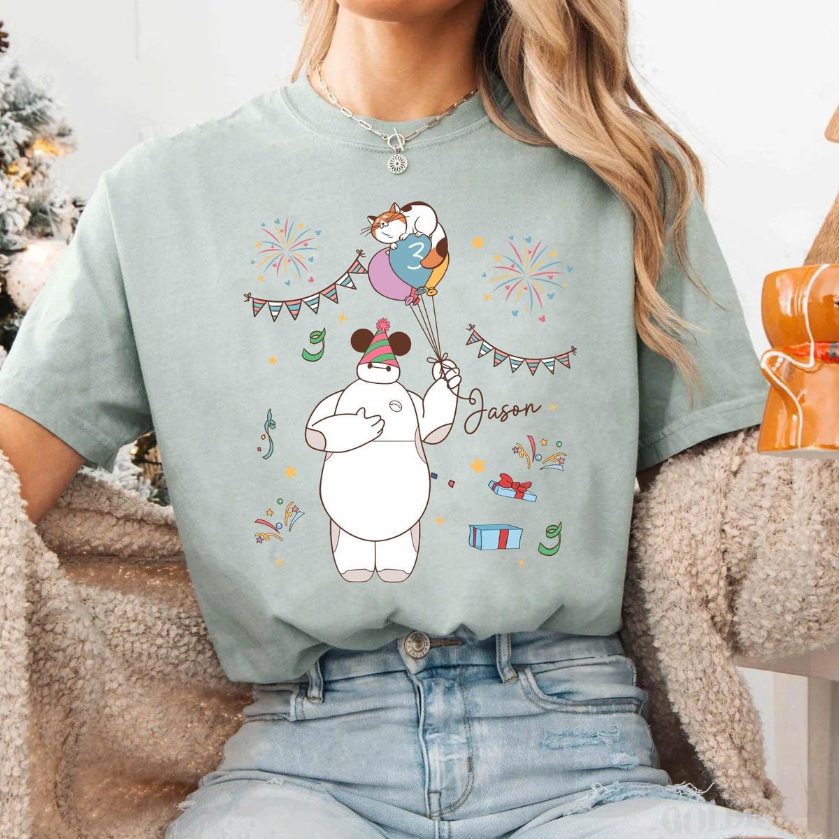 Disney Baymax Shirt Big Hero 6 Personalized Birthday Tee