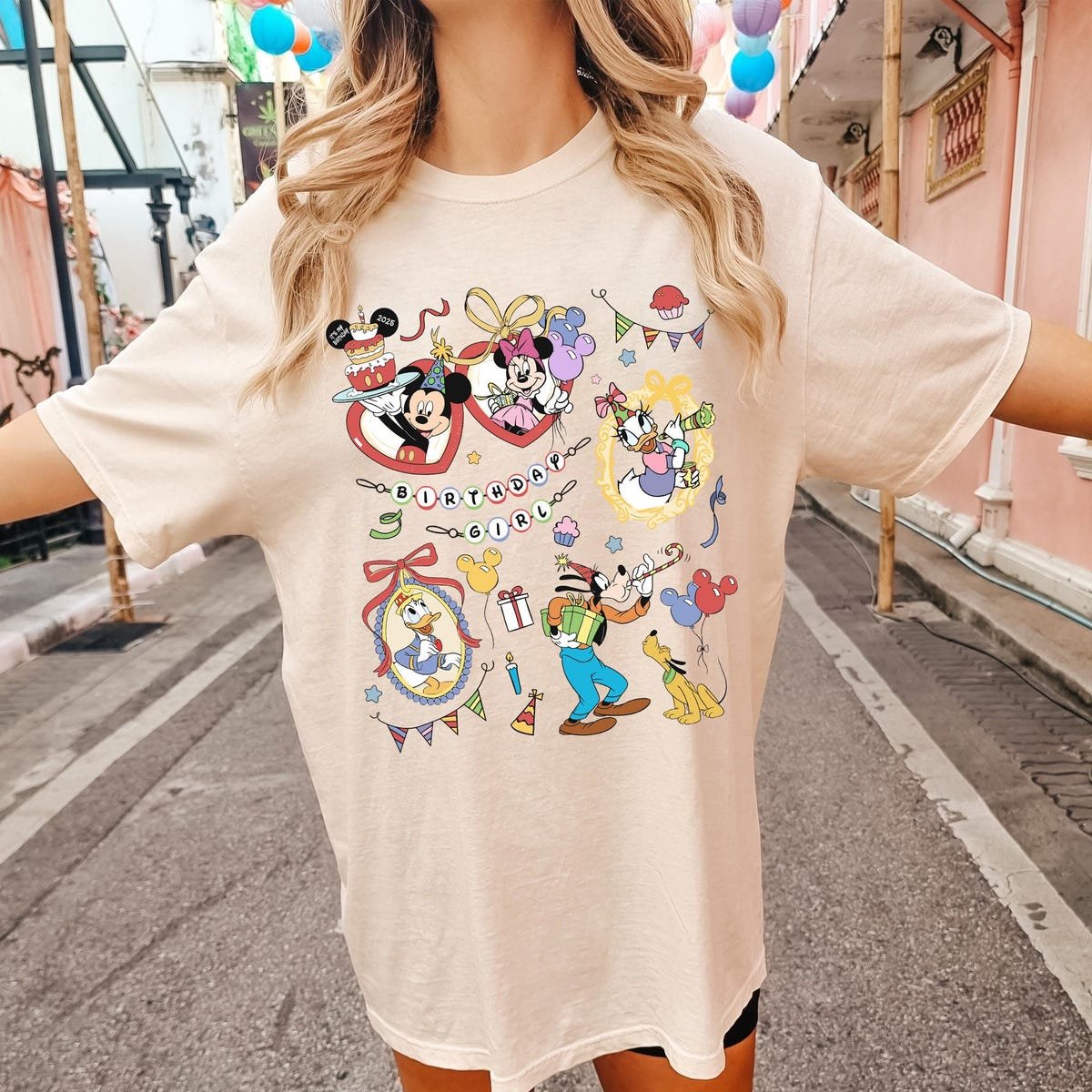 Disney Birthday Girl Shirt Mickey Friends Party Tee 2025