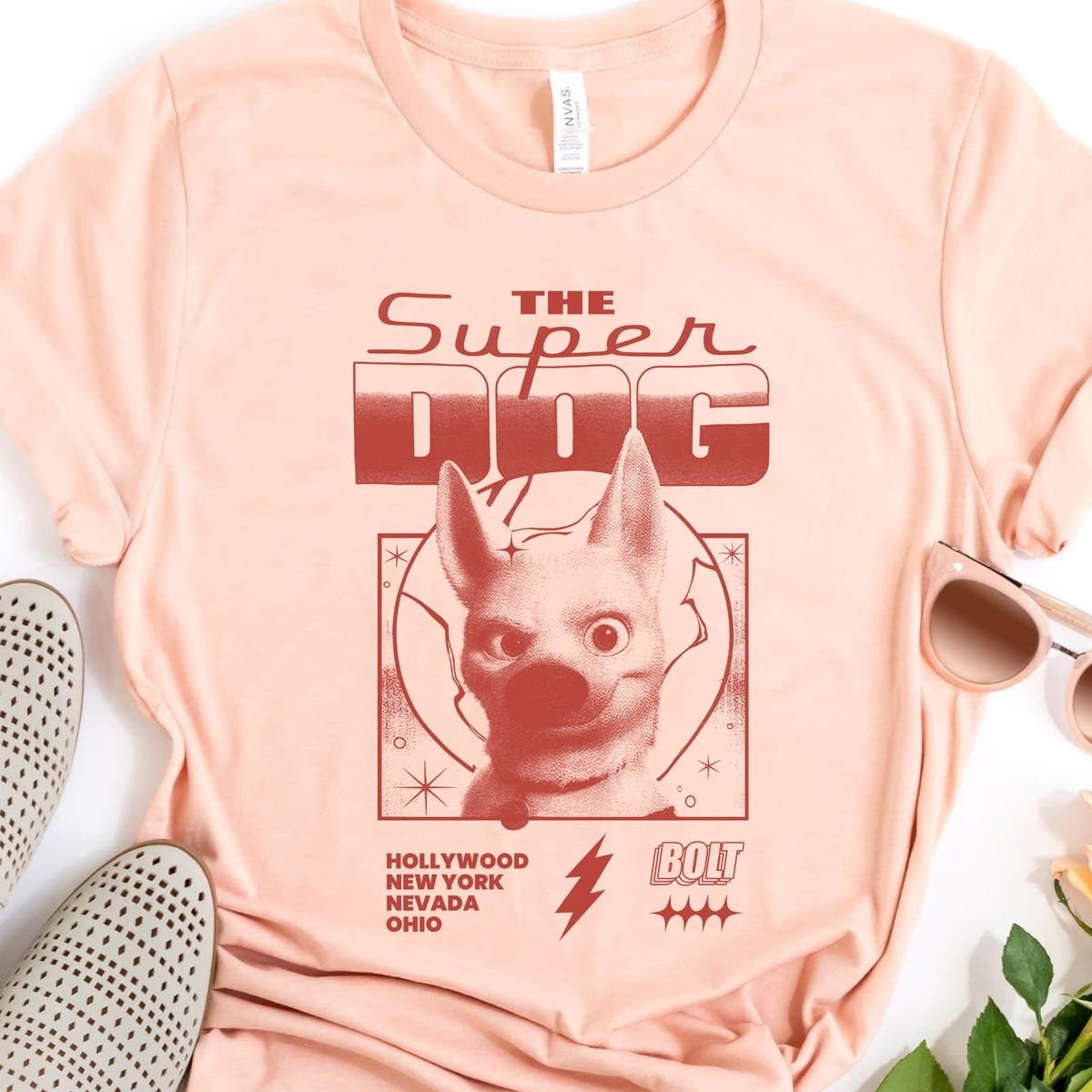 Disney Bolt Super Dog T-Shirt Funny Gift for Bolt Fans