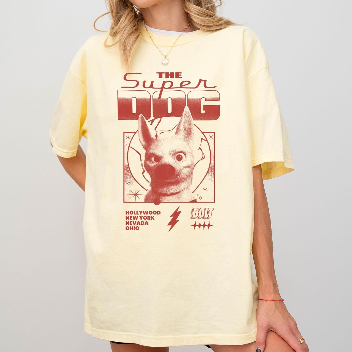 Disney Bolt Super Dog T-Shirt Funny Gift for Bolt Fans