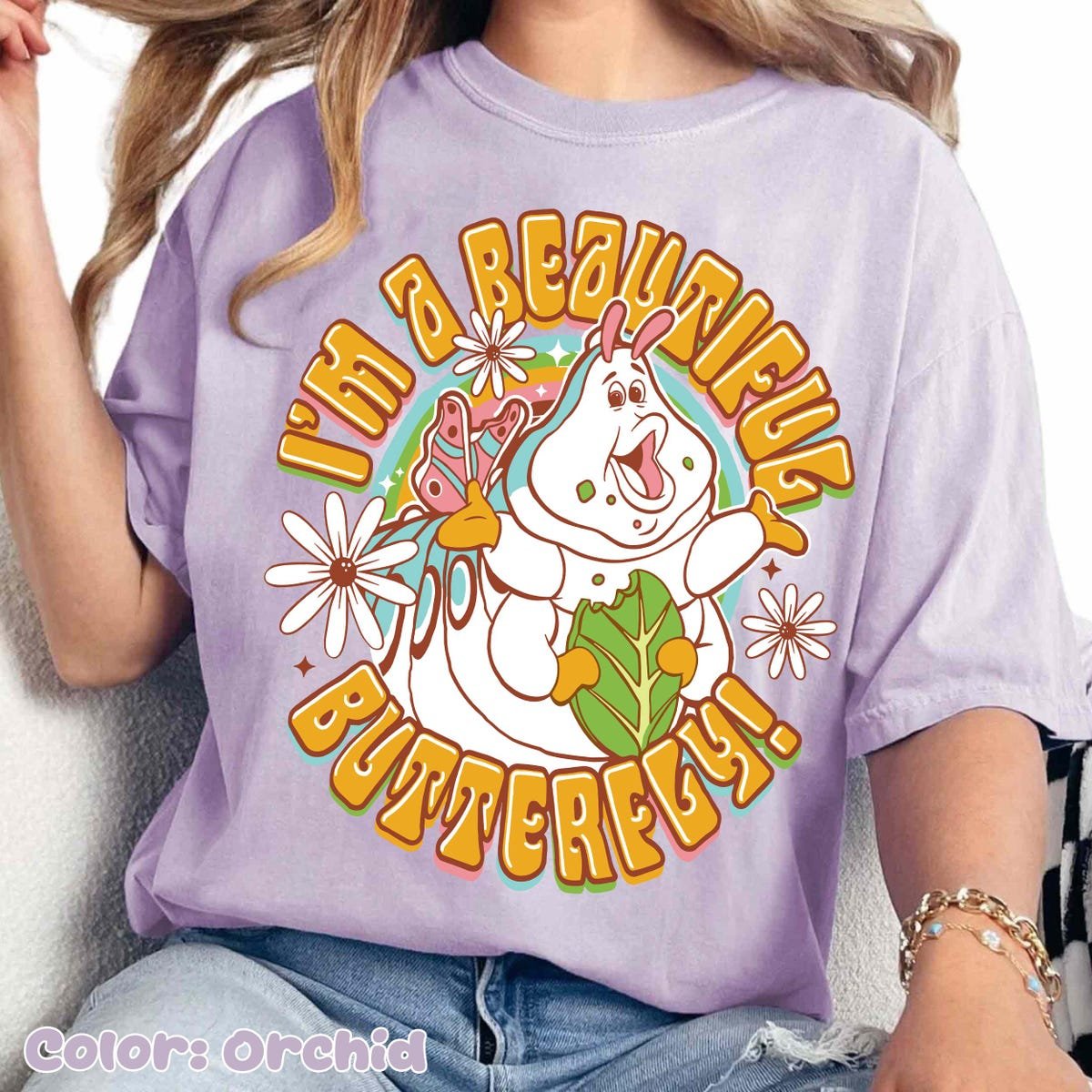 Disney Butterfly Shirt Bug's Life Retro Flower Tee Vintage Pixar 2025