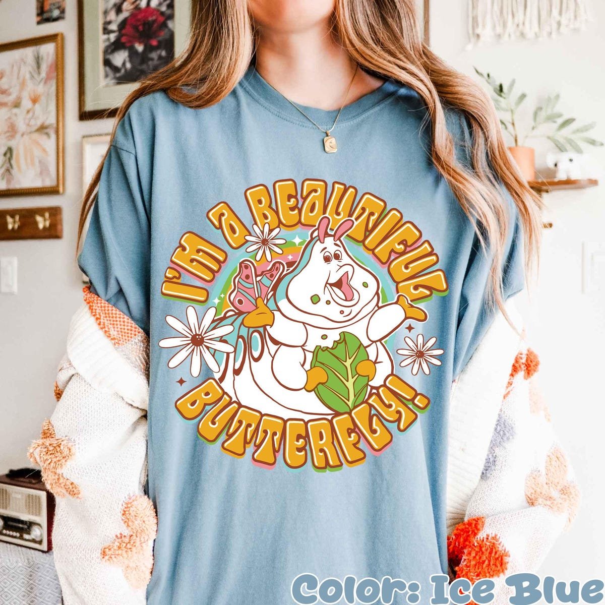 Disney Butterfly Shirt Bug's Life Retro Flower Tee Vintage Pixar 2025