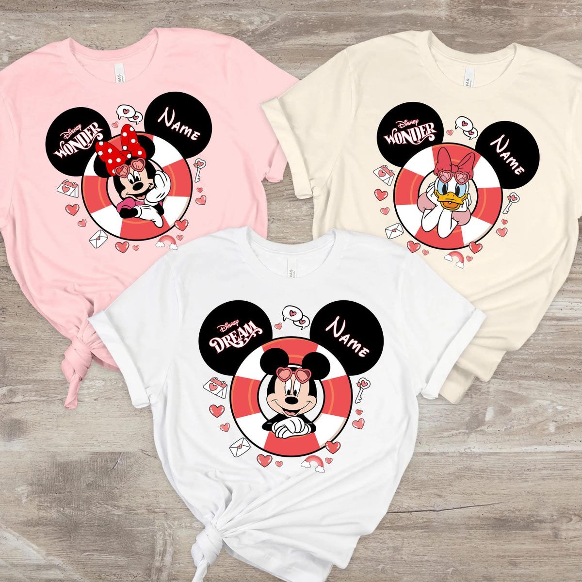 Disney Cruise Valentine's Day Shirt Mickey Friends Matching 2025