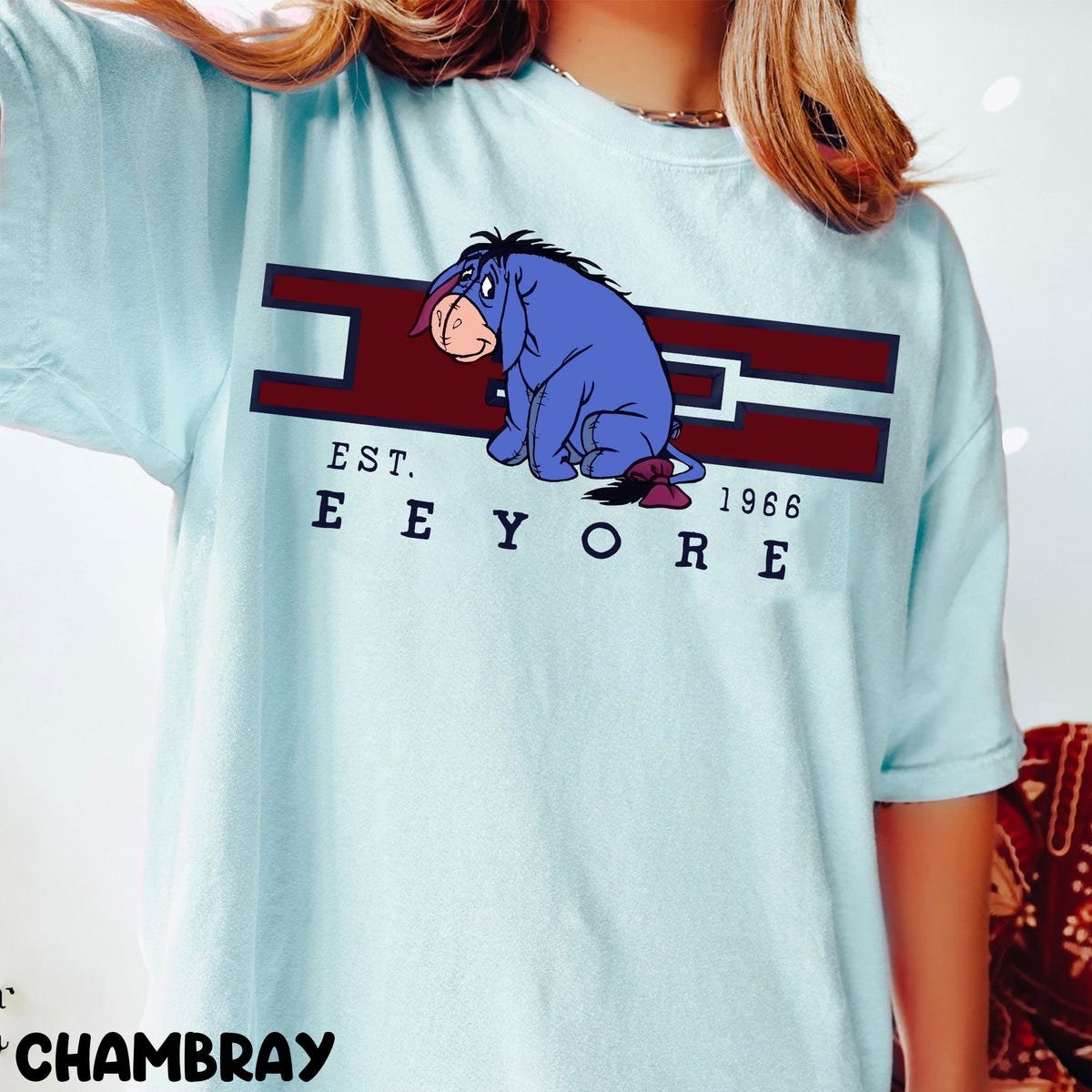 Disney Eeyore Vintage T-Shirt Winnie The Pooh Sad Donkey Tee