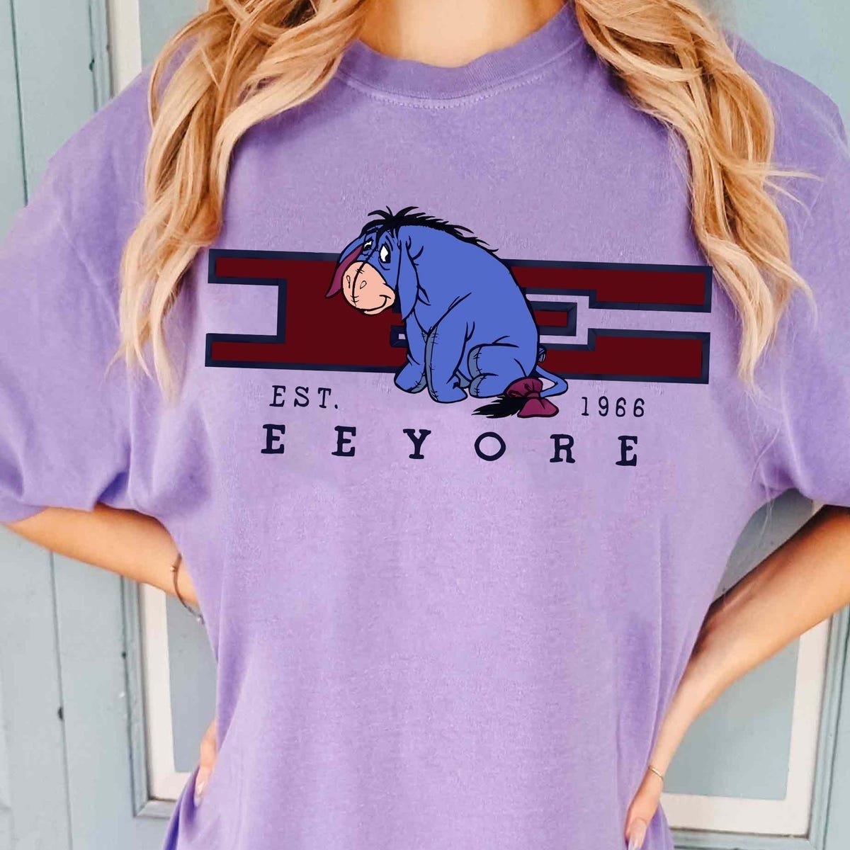 Disney Eeyore Vintage T-Shirt Winnie The Pooh Sad Donkey Tee