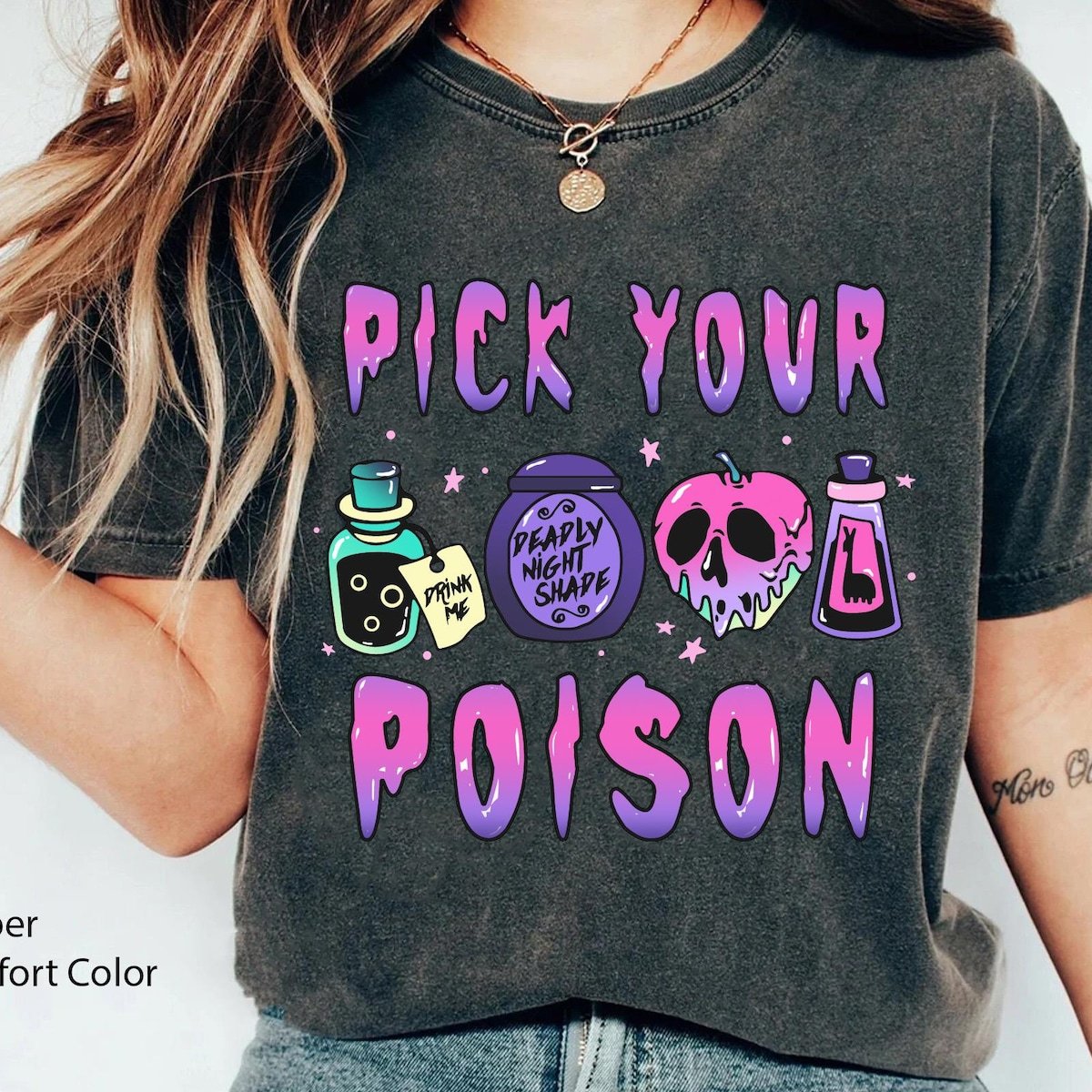 Disney Halloween Villains Shirt Comfort Colors Family Matching