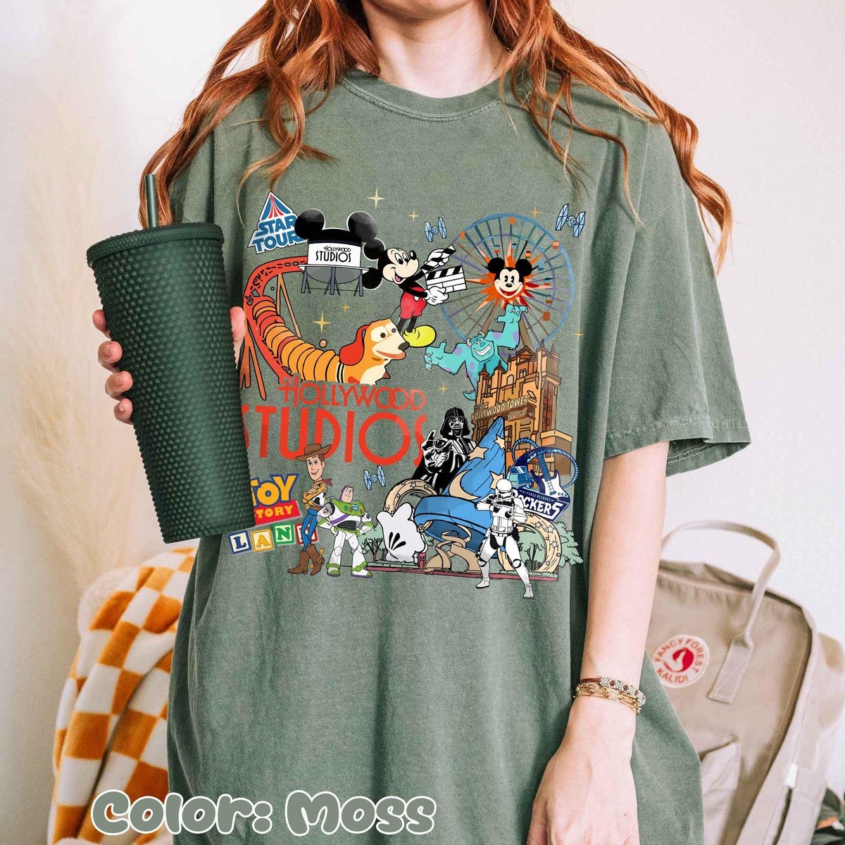 Disney Hollywood Studios T-Shirt Mickey and Friends Retro Family Tee