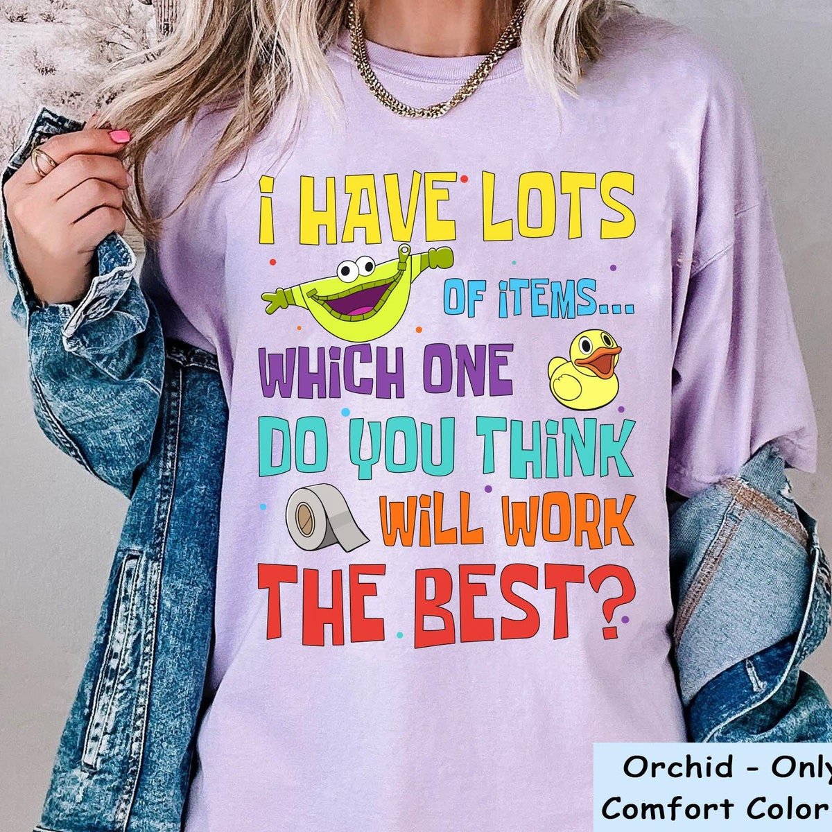 Disney Mental Health T-shirt Pouchy Bloofy Comfort Colors