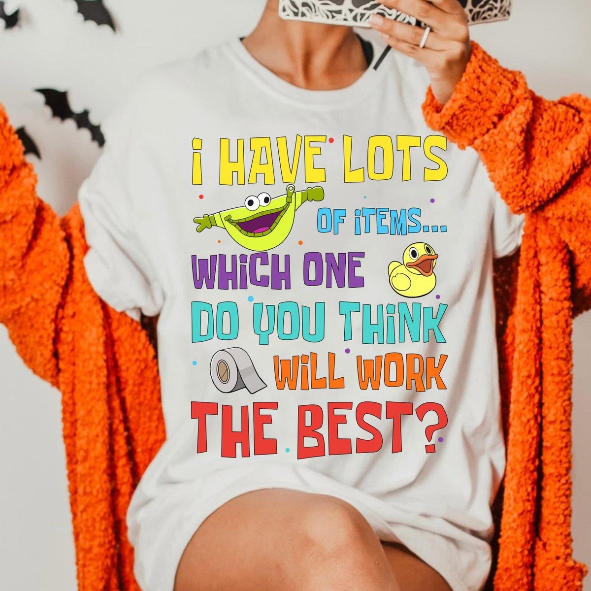 Disney Mental Health T-shirt Pouchy Bloofy Comfort Colors