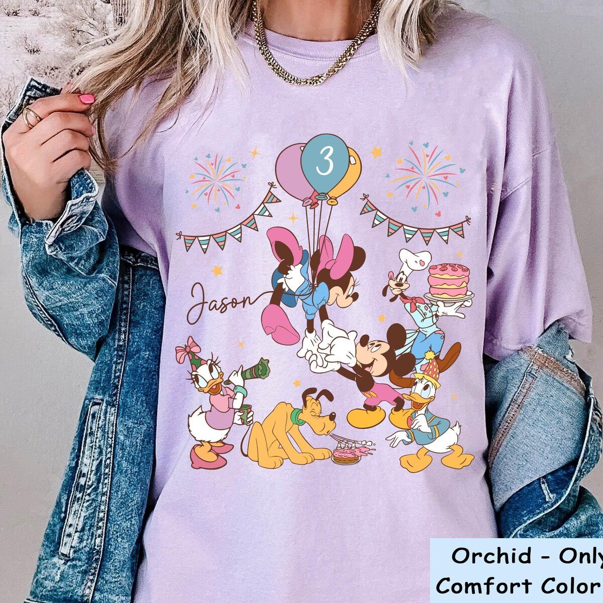 Disney Mickey Friends Birthday Shirt Family Matching Tee