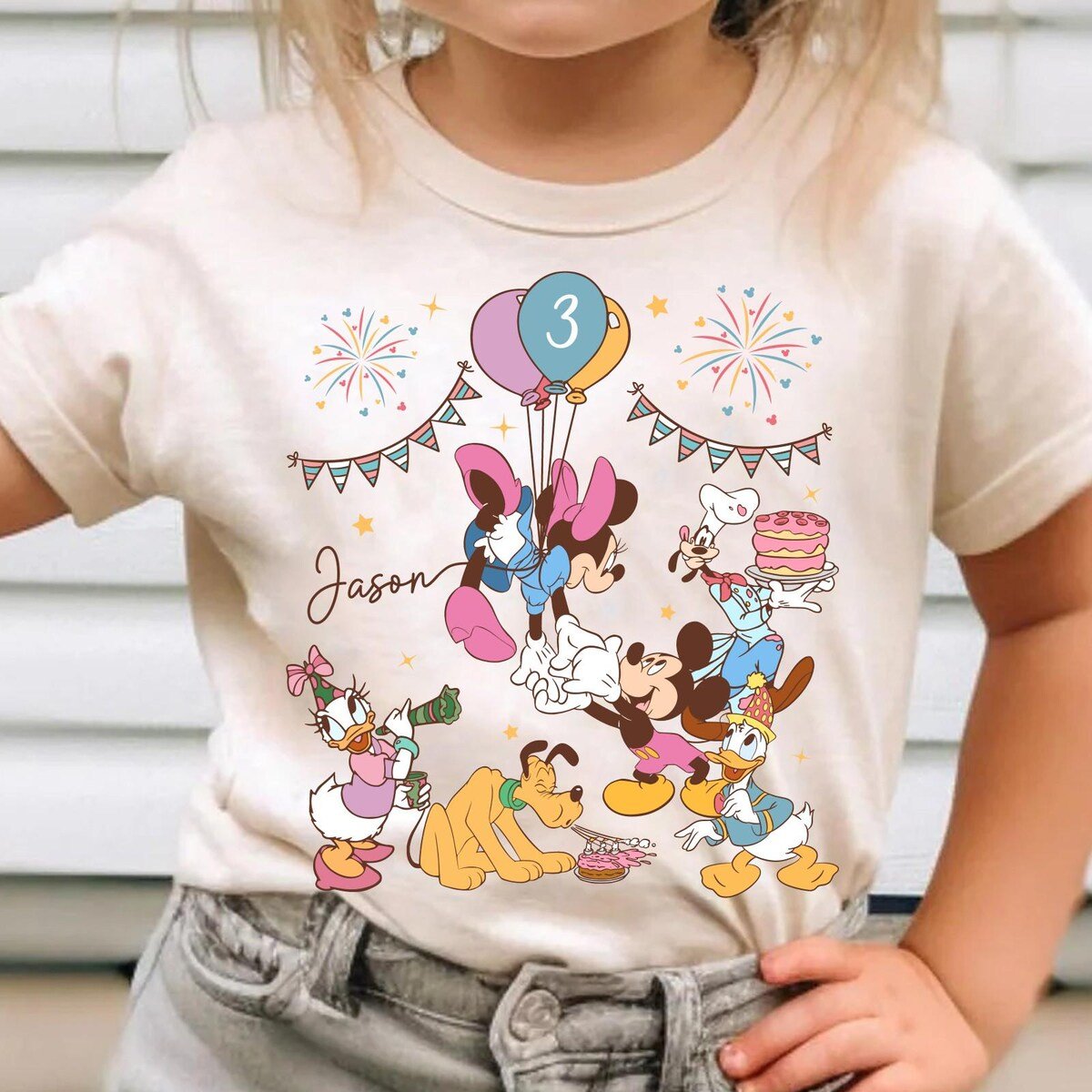 Disney Mickey Friends Birthday Shirt Family Matching Tee