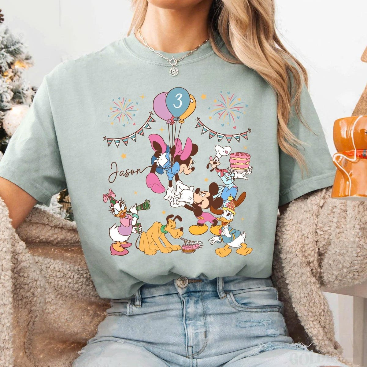 Disney Mickey Friends Birthday Shirt Family Matching Tee