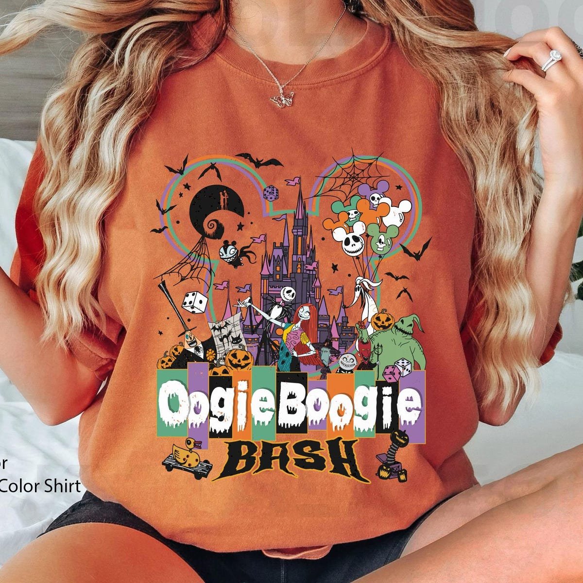 Disney Oogie Boogie Bash Shirt Halloween Mickey Ears Jack Skellington