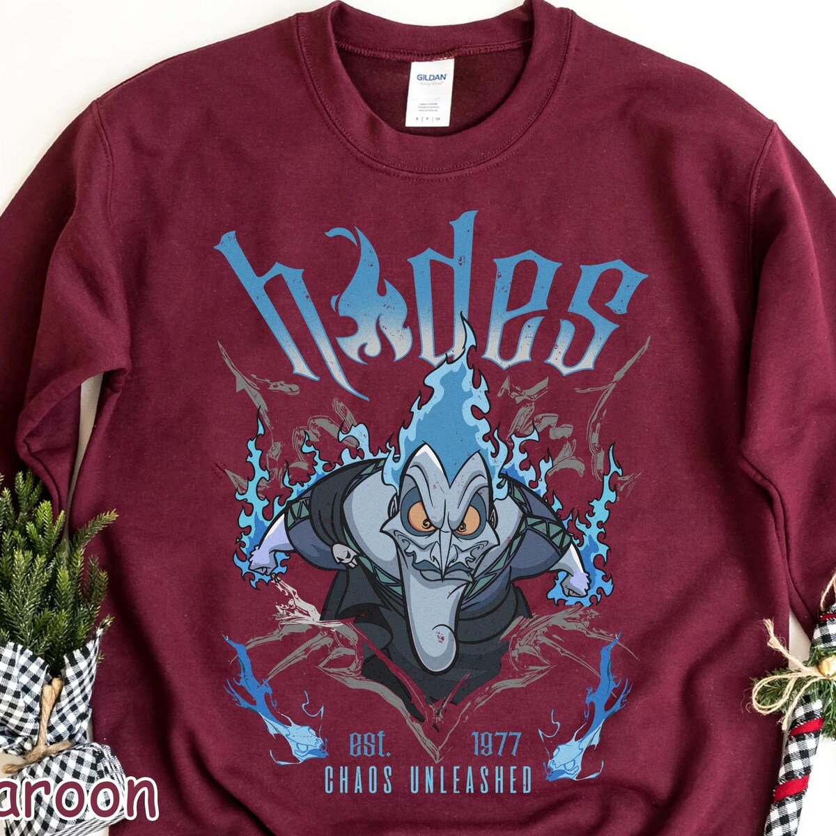 Disney Villains Hercules Shirt Hades 1997 Chaos Unleashed Tee