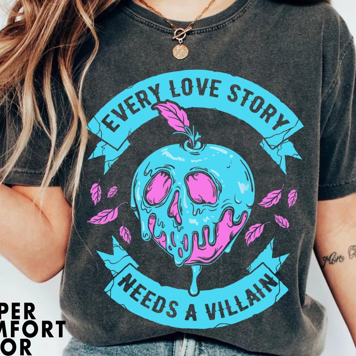 Disney Villains Poison Apple Shirt Evil Queen Valentine's Day Matching