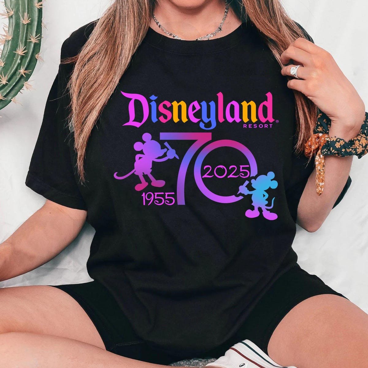 Disneyland 70th Anniversary Shirt Mickey Minnie Family Trip Tee 2025