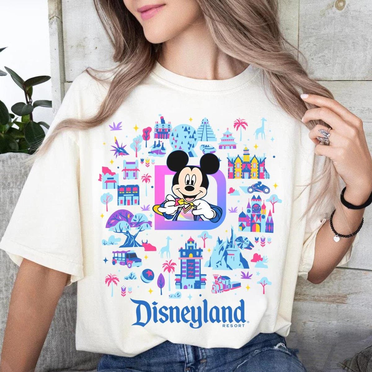 Disneyland 70th Anniversary Shirt Mickey Platinum Celebration Family Tee