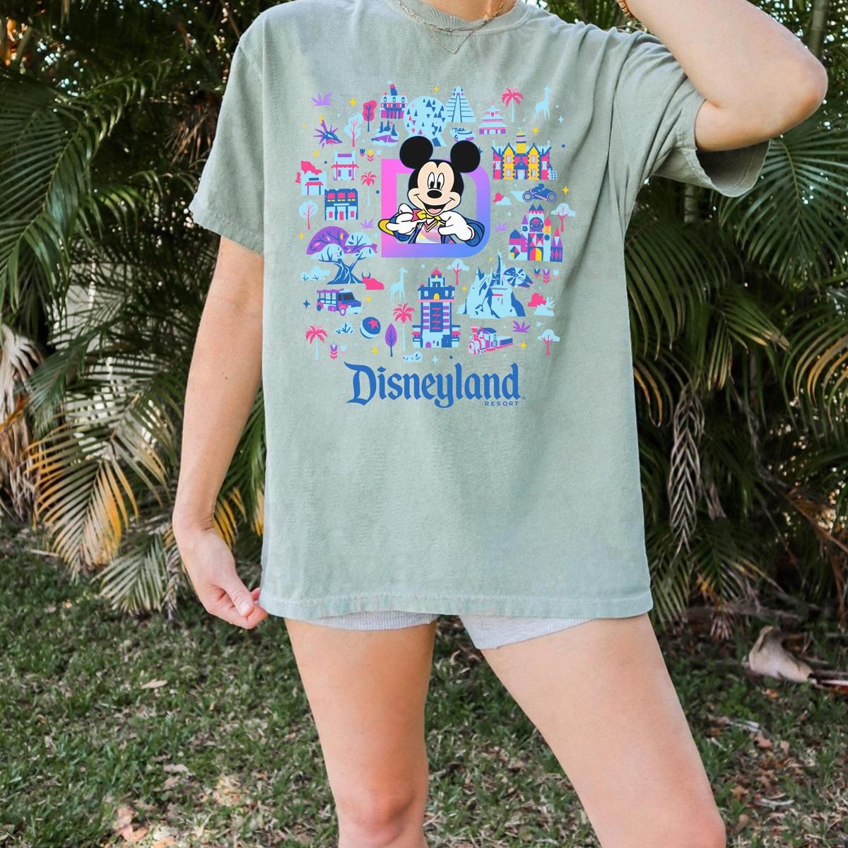 Disneyland 70th Anniversary Shirt Mickey Platinum Celebration Family Tee