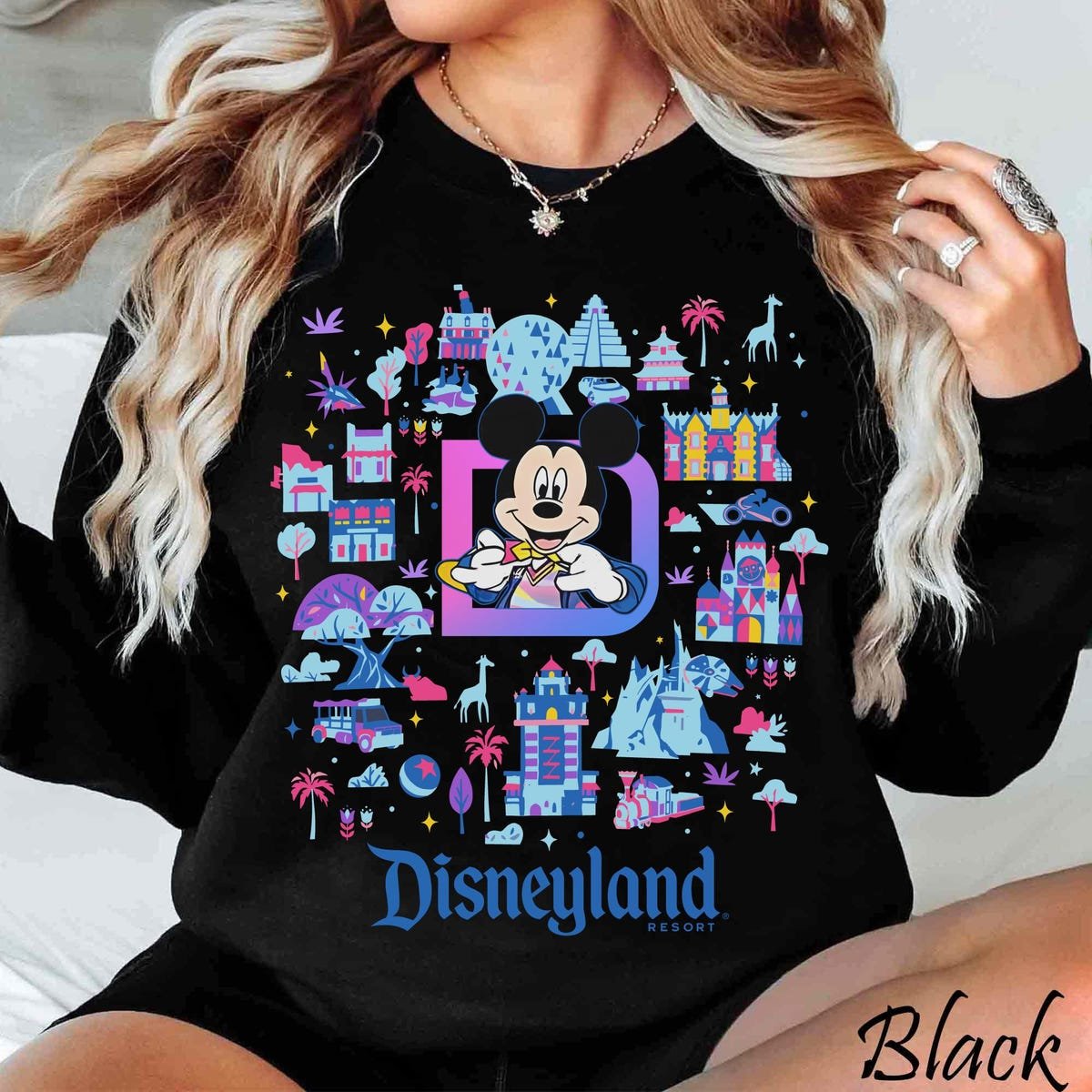 Disneyland 70th Anniversary Shirt Mickey Platinum Celebration Family Tee