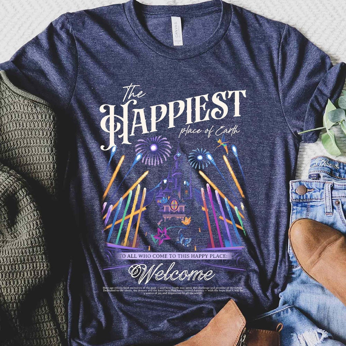 Disneyland Castle Shirt Vintage 1955 Tee for 70th Anniversary