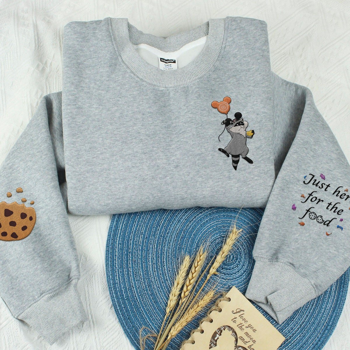 Embroidered Meeko Sweatshirt for Family Vacation Magic Kingdom 2024