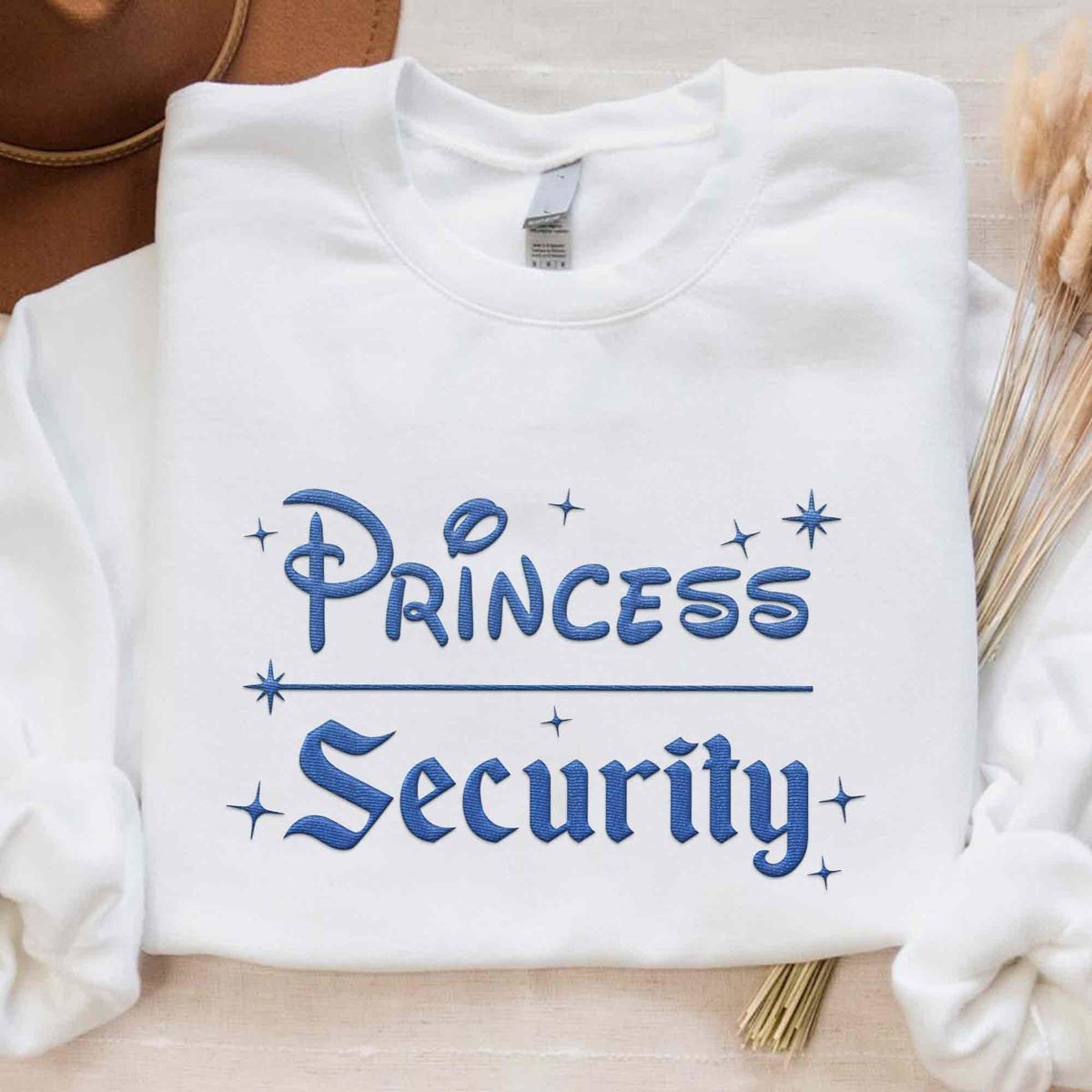 Embroidered Princess Security Sweatshirt for Disney Trips