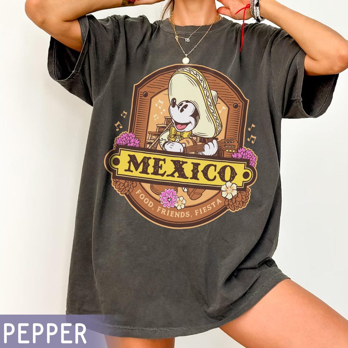 Epcot Mexico Pavilion Shirt Disney World Showcase 2025 Tee