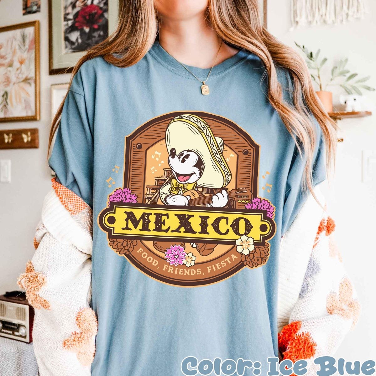 Epcot Mexico Pavilion Shirt Disney World Showcase 2025 Tee