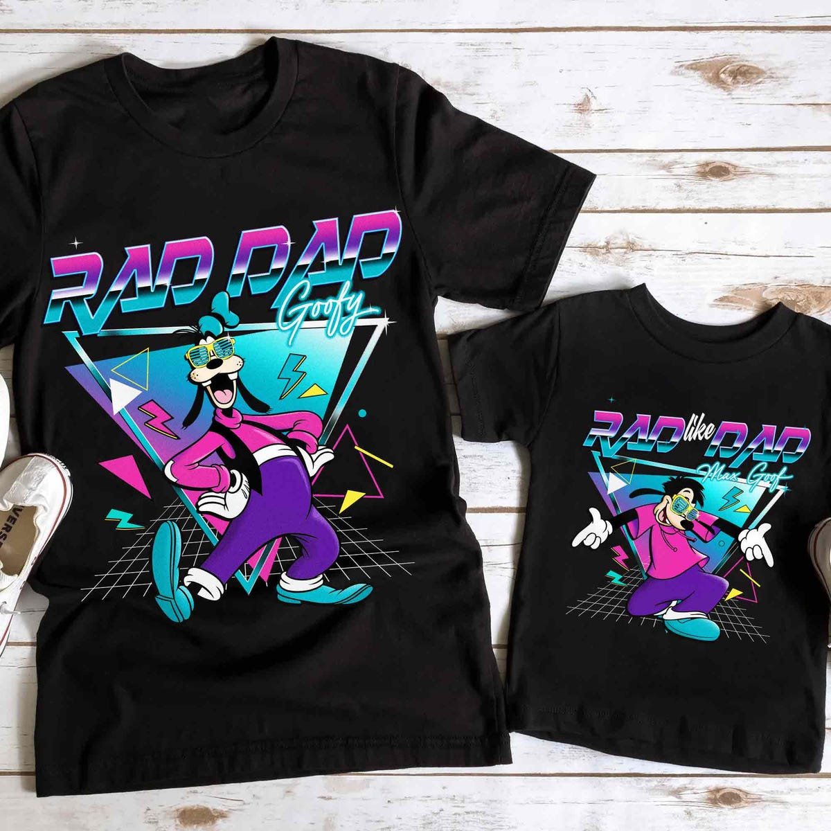 Goofy Dad Shirt 90s Disney Father's Day Gift Matching Dad Son Tee