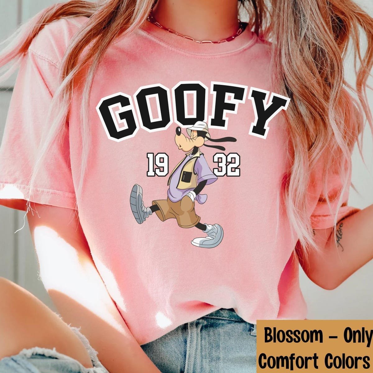 Goofy Vintage Streetwear T-Shirt Mickey 1932 Retro Family Tee